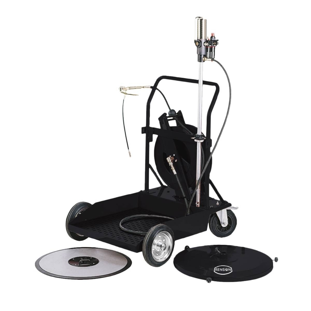 KIT GRAISSAGE MOBILE 180/220KG FLEXIBLE HP 15M+ENROULEUR - RENSON - 970242