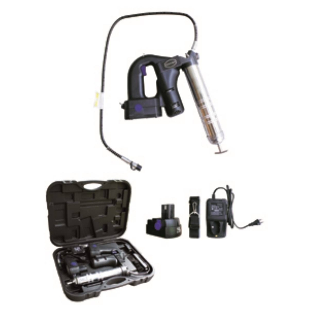 POMPE A GRAISSE ELECTRIQUE 18V AVEC 2 BATTERIES LITHIUM 2AH - RENSON - 970244