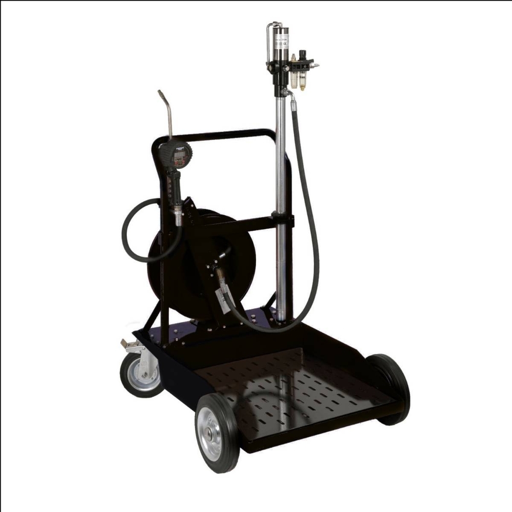 KIT MOBILE HUILE 5:1 FUT 200L ENROULEUR 15M+COMPTEUR - RENSON - 970338