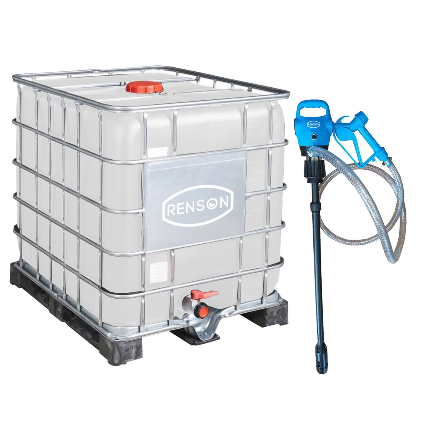 CUVE IBC EQUIPE D'UN VIDE FUT RENSON - 973516