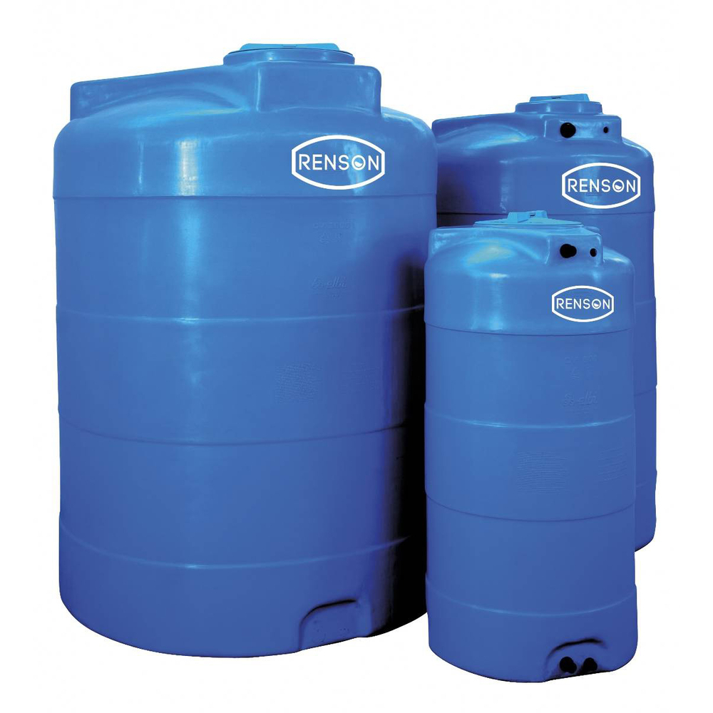 CUVE STOCKAGE VERTICALE BLEUE EN PE 10000L - RENSON - 980030