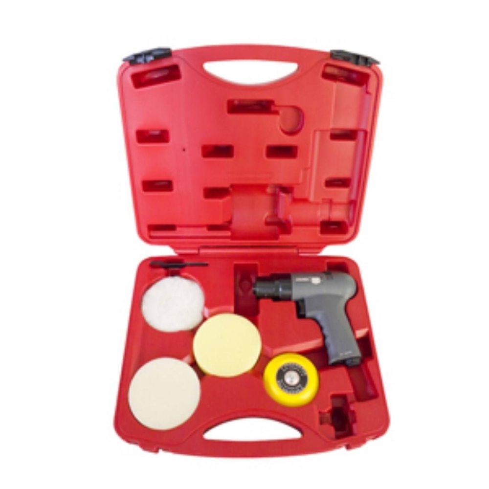 COFFRET MINI POLISSEUSE 75MM REVOLVER AVEC 2 MOUSSES - RENSON - UT8759BK