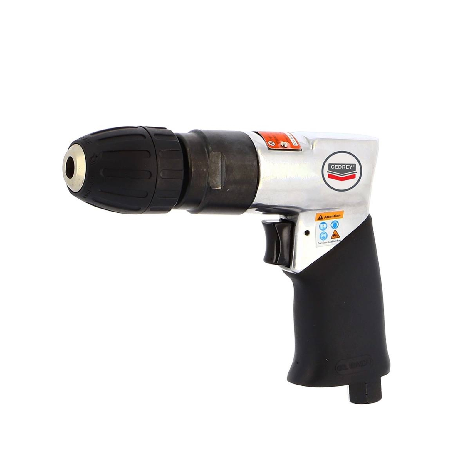 PERCEUSE REVOLVER 10MM - MANDRIN AUTO-SERRANT STANDARD CEDREY - UT8830AMAC