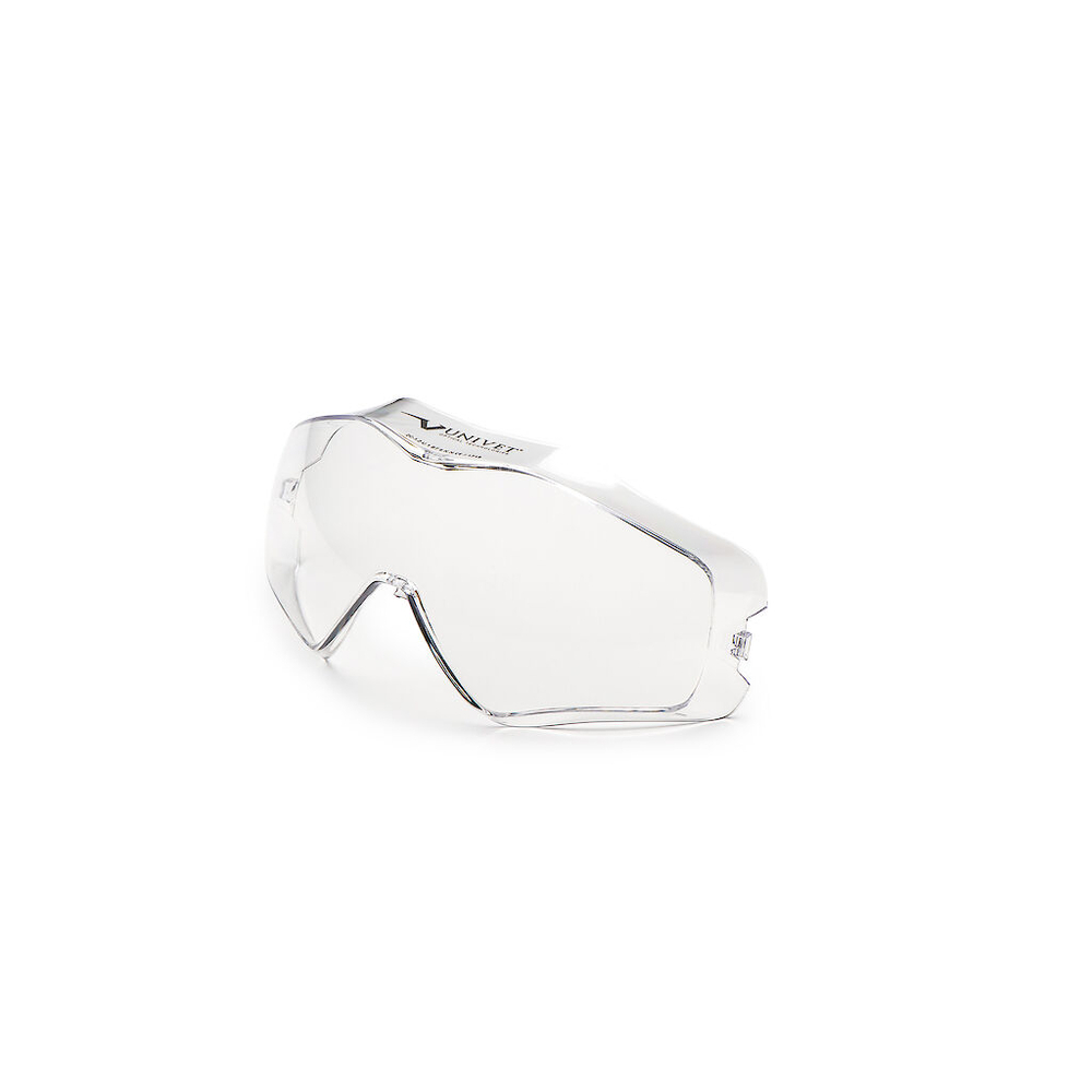 ÉCRAN DE RECHANGE POUR LUNETTES 6X3 INCOLORE - UNIVET - 042117