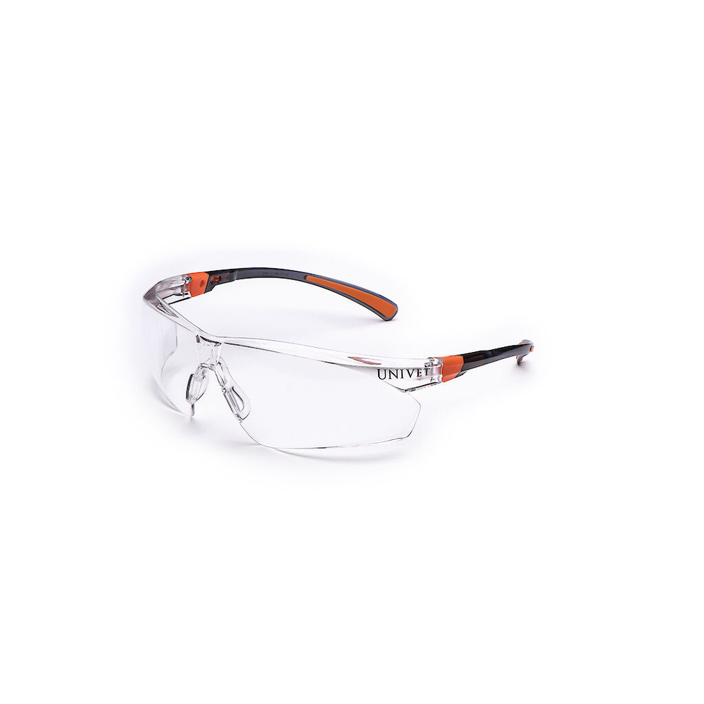 LUNETTES 506UP NOIR/ORANGE PC INCOLORE - UNIVET - 506U.04.03.00