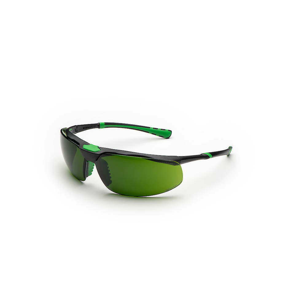 LUNETTES 5X3 SOUDEUR TEINTE VERT ANTI-RAYURES - UNIVET - 5X3.03.35.30