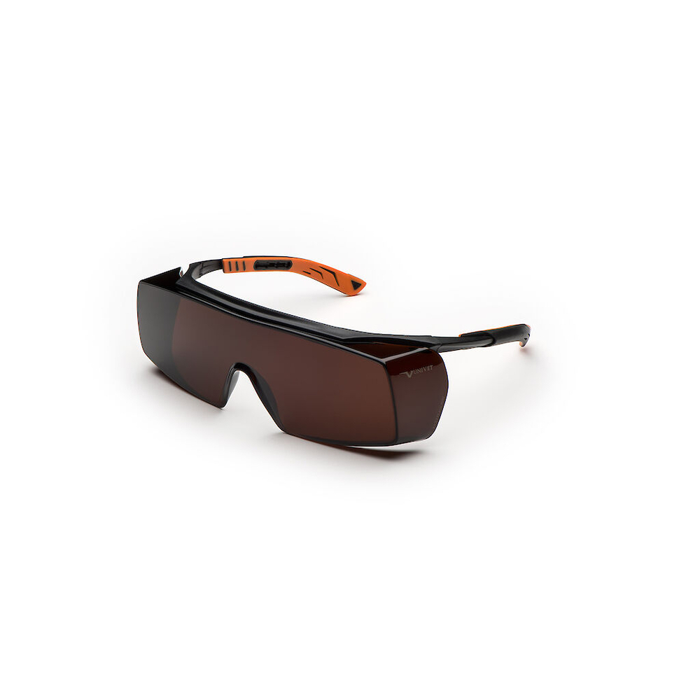 SUR-LUNETTES 5X7 AMBER ANTI-RAYURE INTENSE LIGHT - UNIVET - 5X7.01.00.09