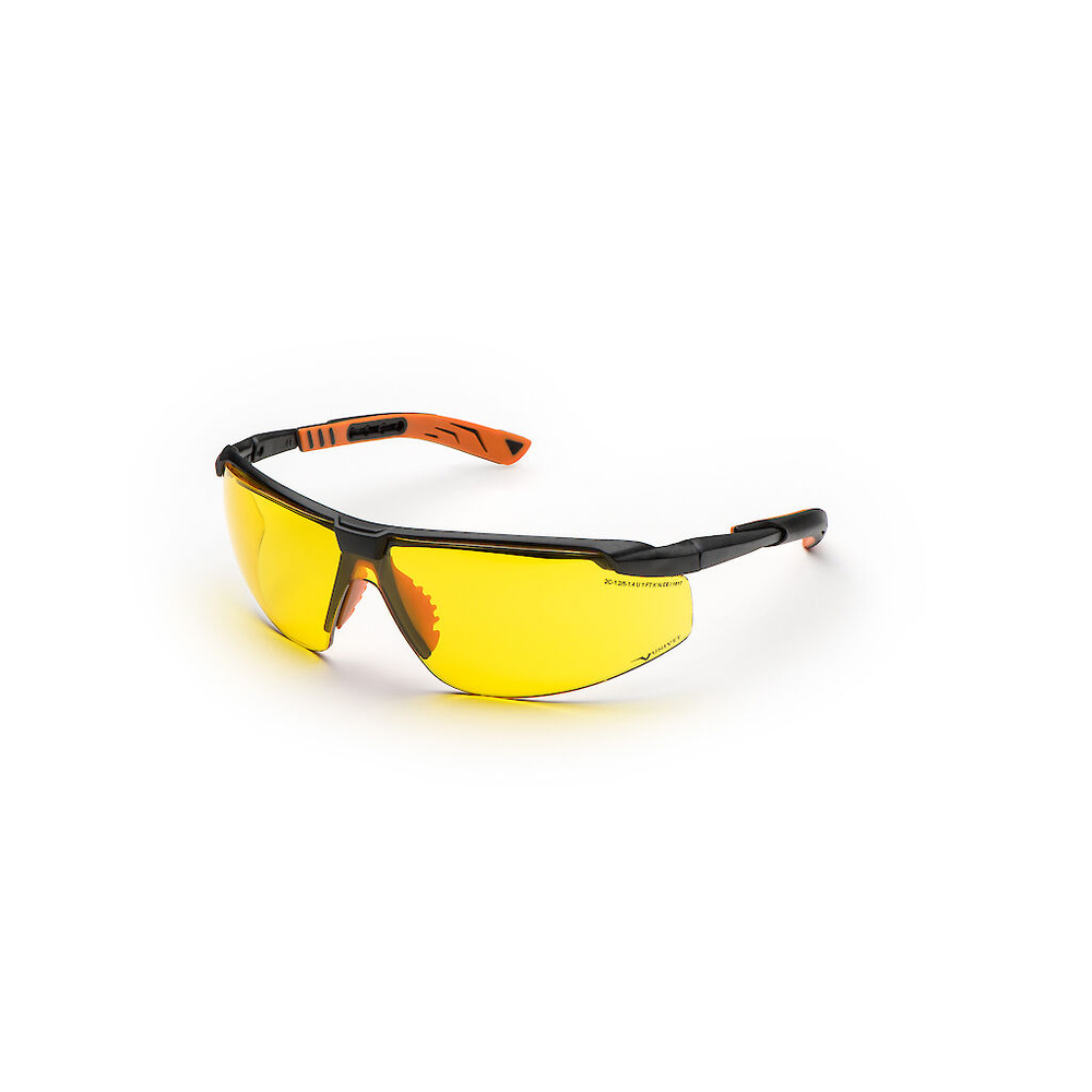 LUNETTES 5X8 PC JAUNE FORT CONTRASTE - UNIVET - 5X8.03.00.03