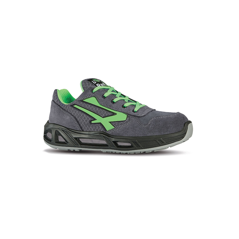 CHAUSSURES BASSES POINT CARPET s ESD S1PS FO SR GRIS-VERT - U POWER - RC20036