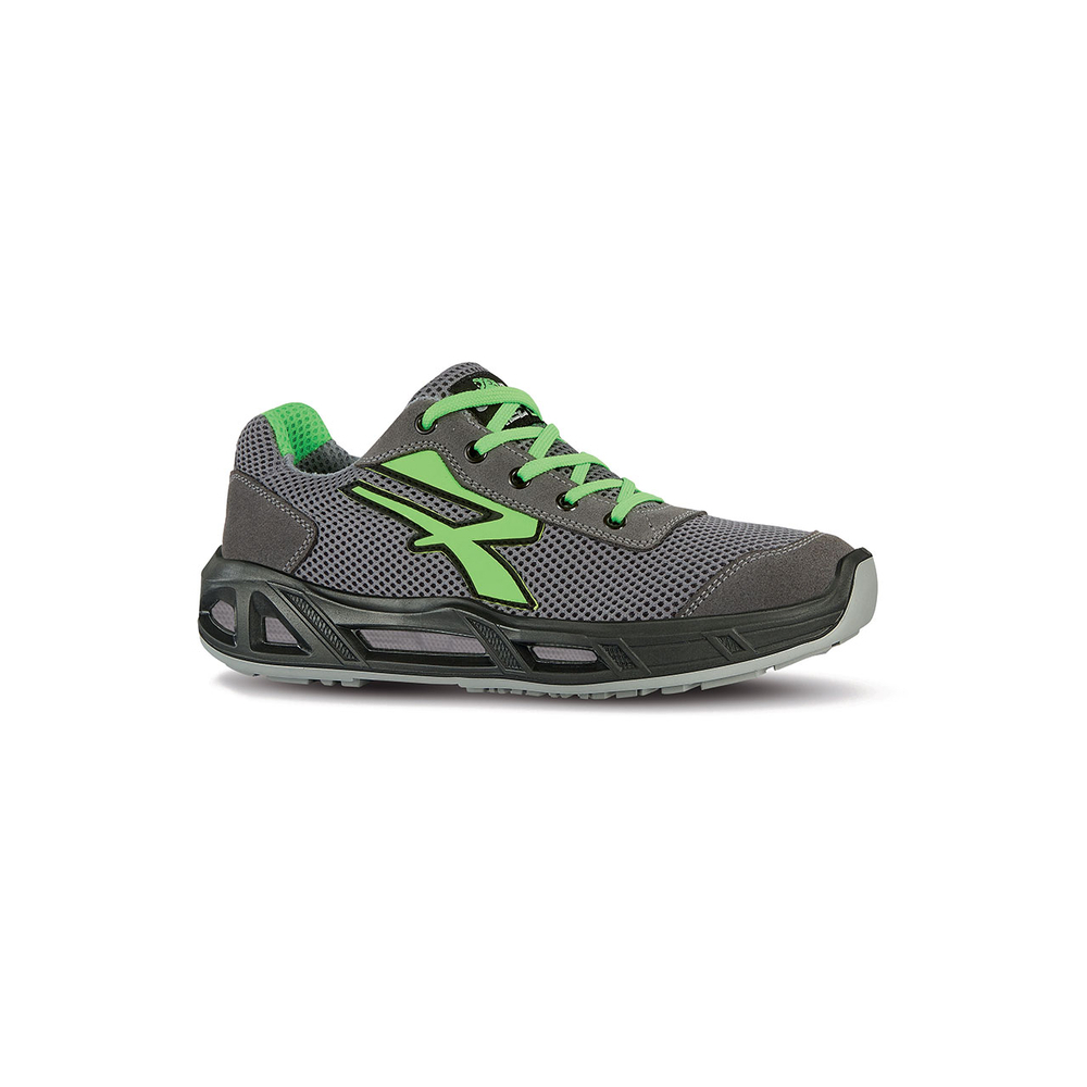 CHAUSSURES BASSES SUMMER CARPET s ESD S1PS FO SR GRIS-VERT - U POWER - RC20346