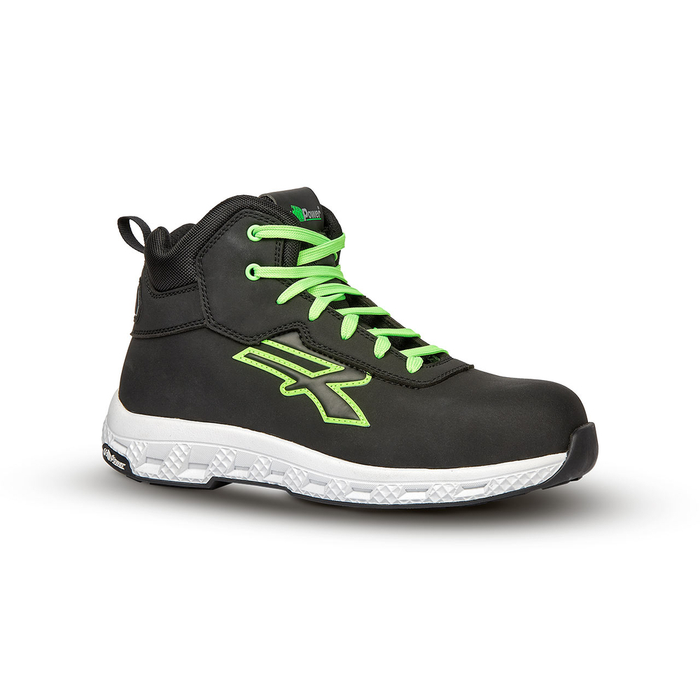 CHAUSSURES HAUTES ALANIS ESD S3S CI HI HRO FO SR NOIR/VERT - U POWER - RE10114