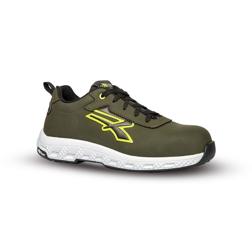 CHAUSSURES BASSES SHADOW ESD S3S CI HI HRO FO SR VERT-JAUNE - U POWER - RE20124