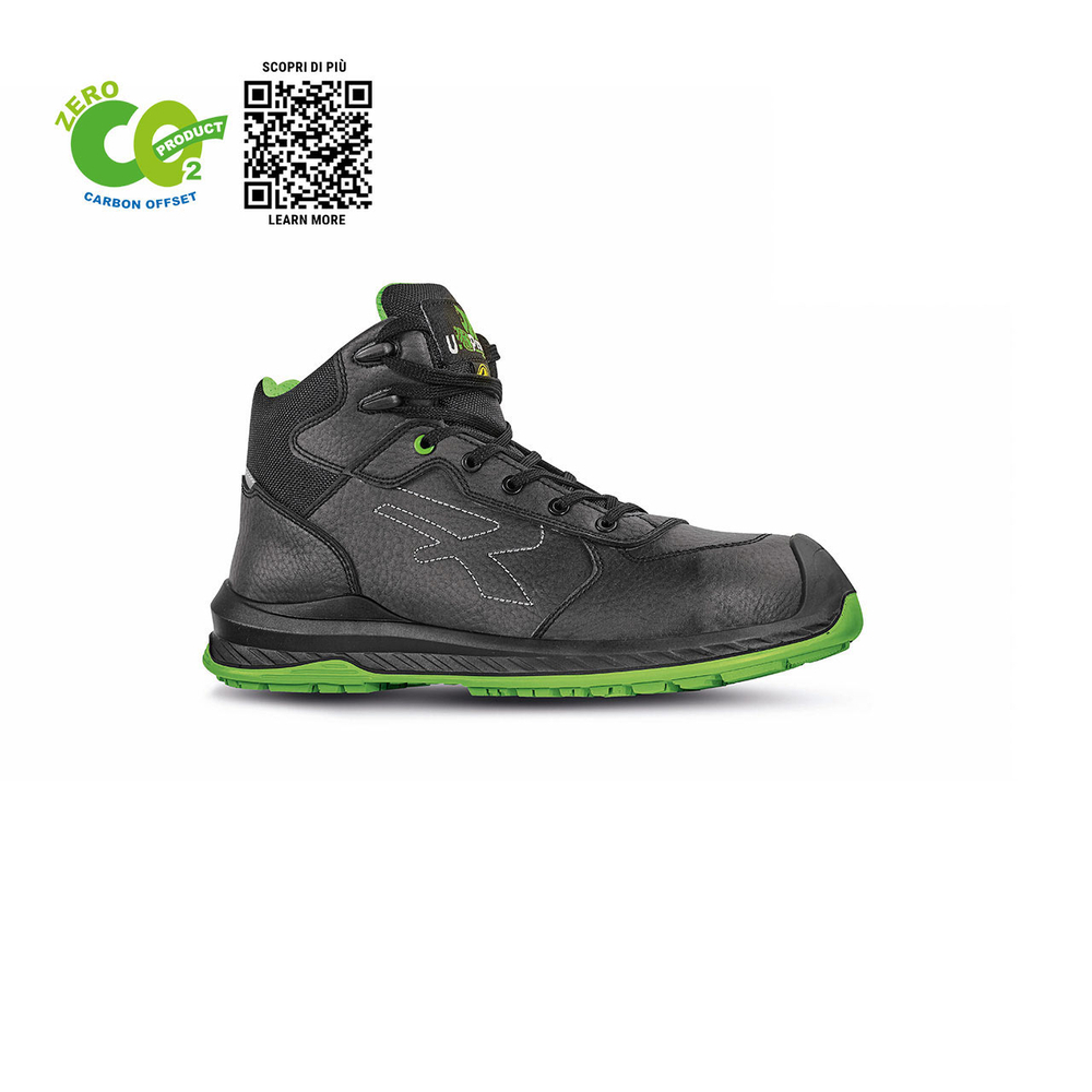 CHAUSSURES HAUTES NIAGARA UK s ESD S3S CI FO SR NOIR-VERT - U POWER - RI10324
