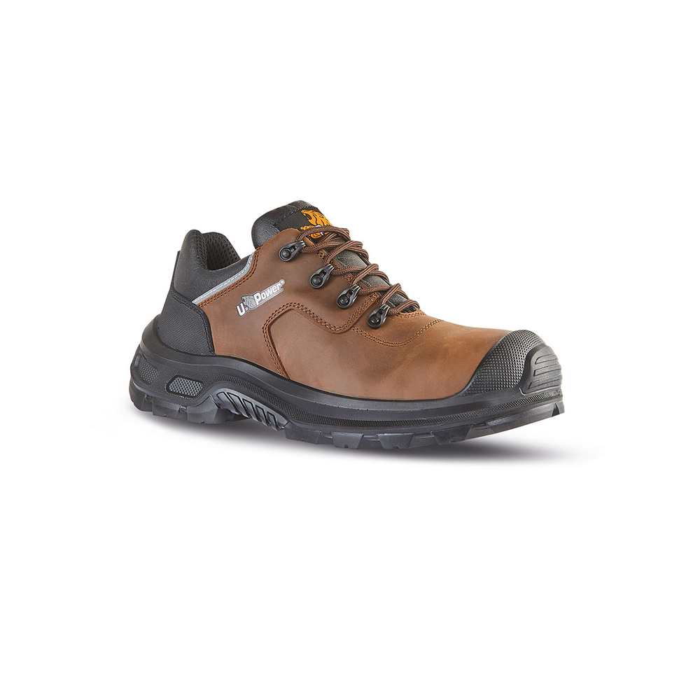CHAUSSURES BASSES MOSKA UK s ESD S3S CI LG SC FO SR MARRON - U POWER - RI21014