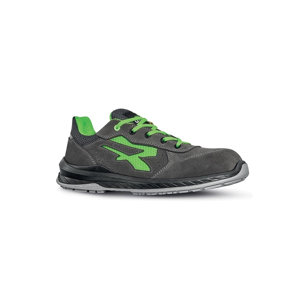 CHAUSSURES BASSES DENVER s ESD S1PS FO SR GRIS FONCÉ-VERT - U POWER - RI21086