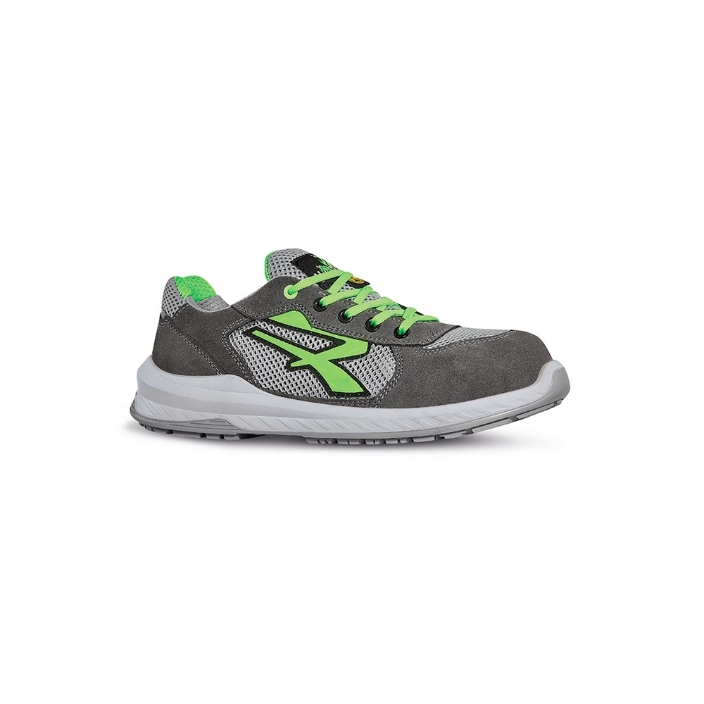 CHAUSSURES BASSES RIO s ESD S1PS FO SR GRIS-VERT - U POWER - RI21116