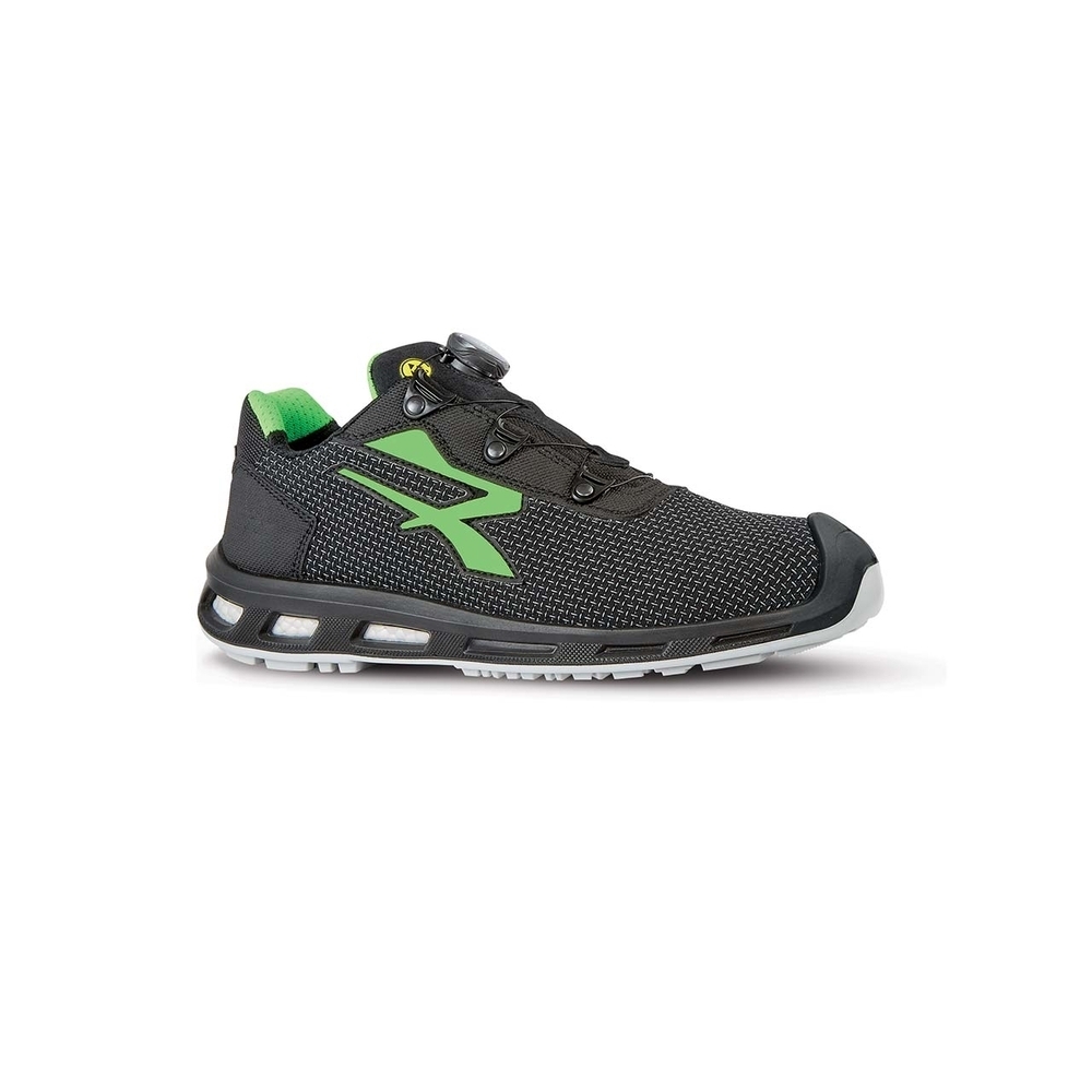 CHAUSSURES BASSES MONSTER BOA s ESD S3S CI FO SR NOIR-VERT - U POWER - RL20366