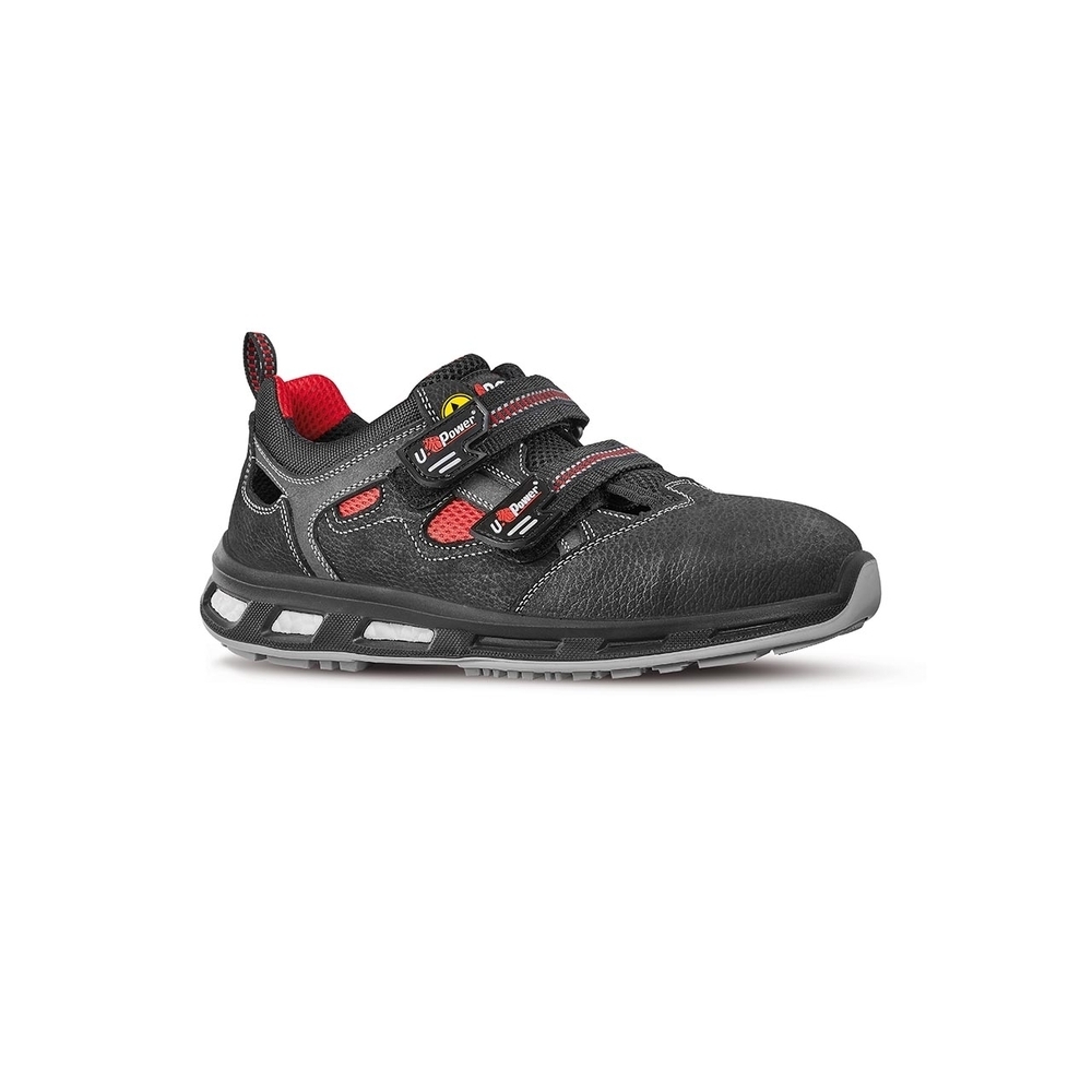 CHAUSSURES BASSES CODY s ESD S1PS FO SR NOIR-ROUGE - U POWER - RL30316