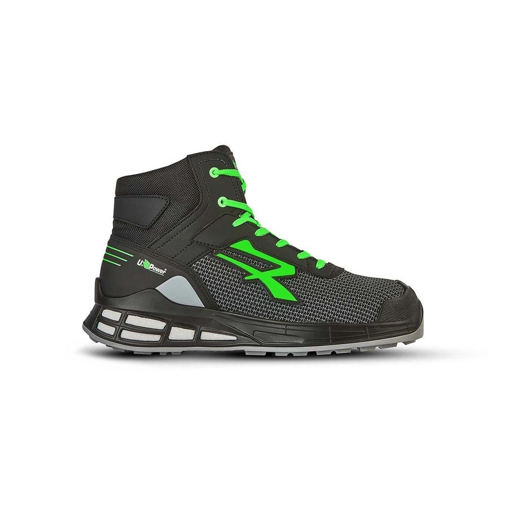 CHAUSSURES HAUTES BARRET s ESD S3S CI FO SR NOIR/VERT - U POWER - RN10064