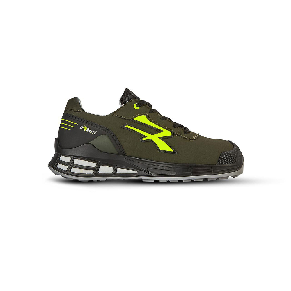 CHAUSSURES BASSES ERMES s ESD S3S CI FO SR VERT-JAUNE FLUO - U POWER - RN20104