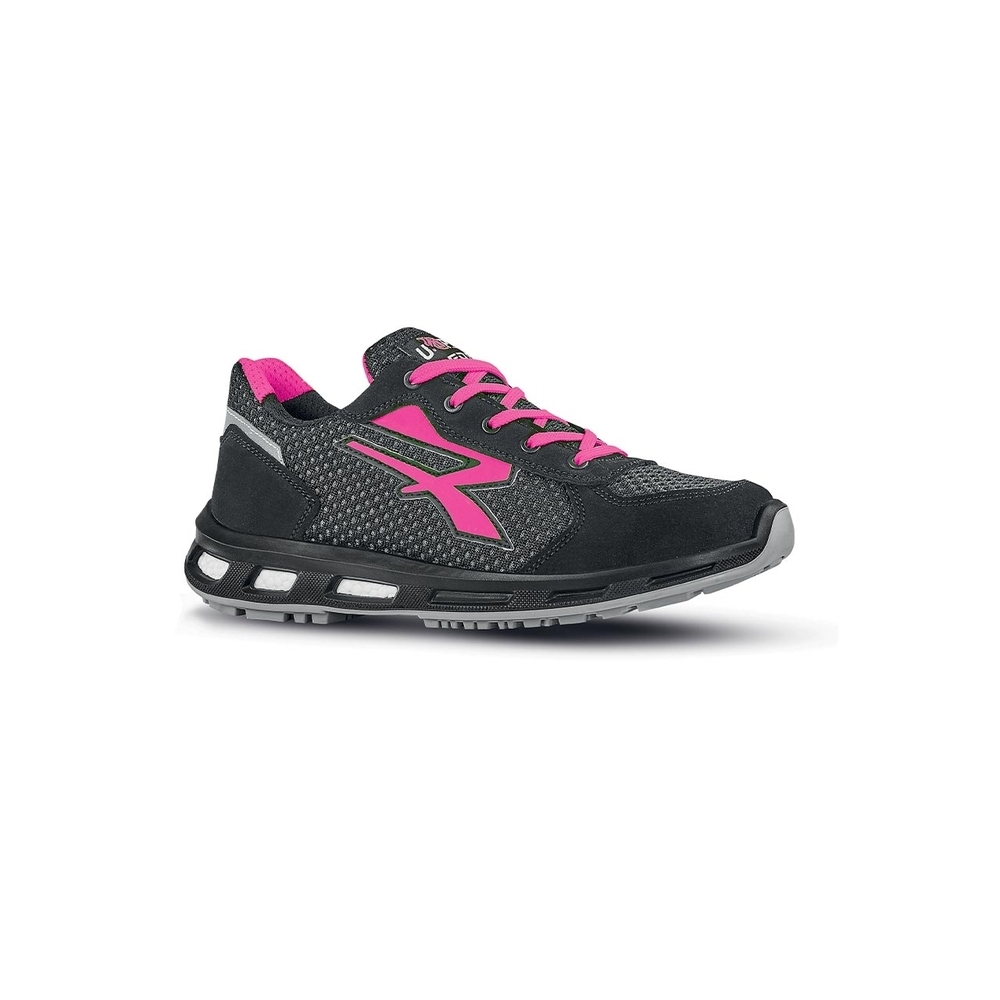 CHAUSSURES BASSES FEMME CAELI o ESD O1 FO SR NOIR-FUSHIA - U POWER - RO20059