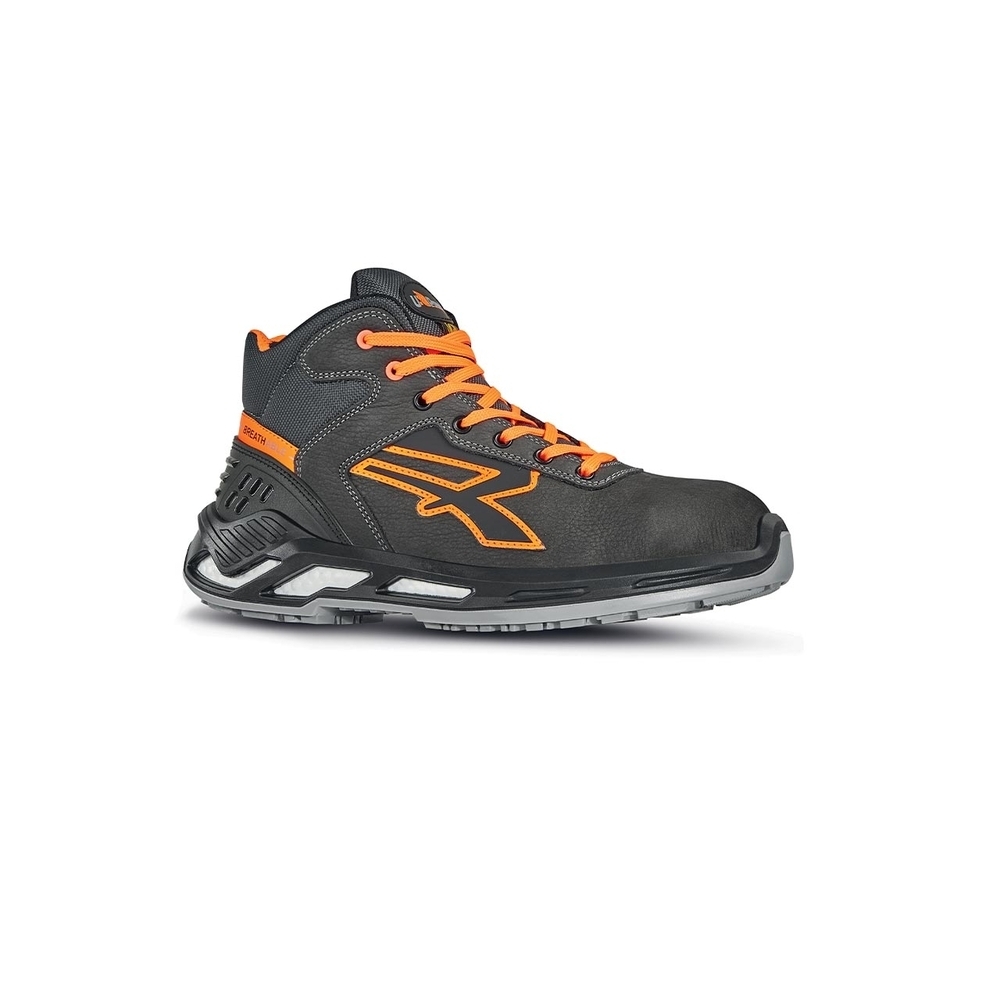 CHAUSSURES HAUTES LORD s ESD S3S CI FO SR GRIS-ORANGE - U POWER - RS10124