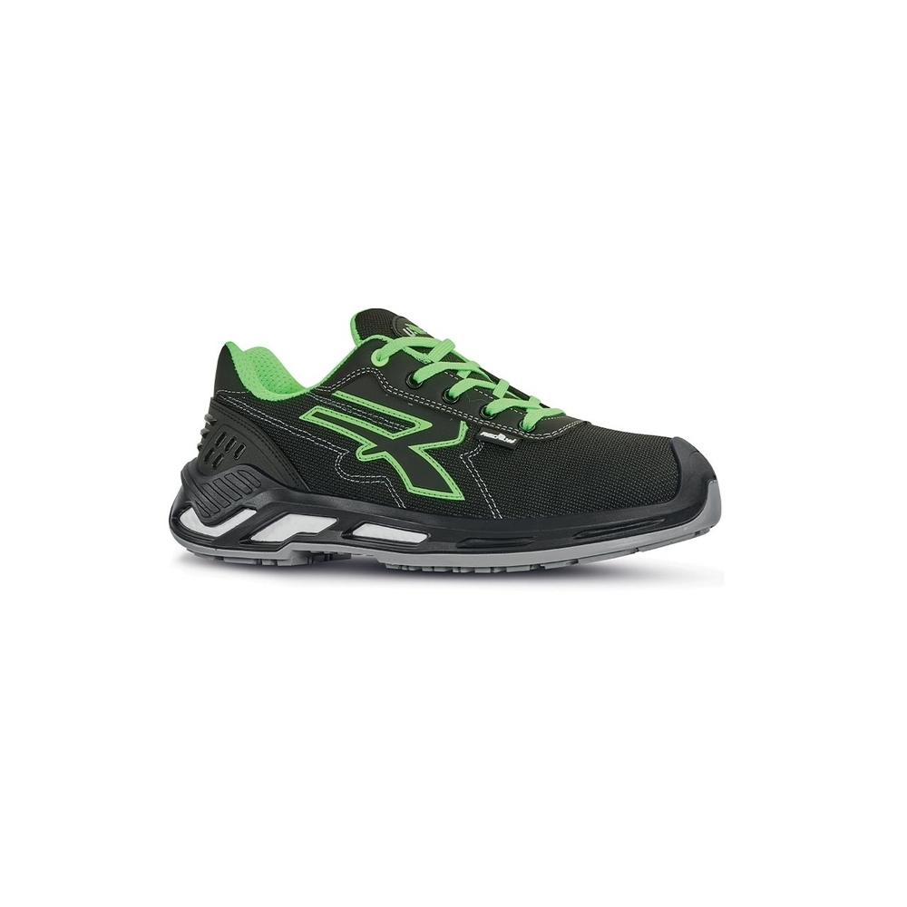 CHAUSSURES BASSES MILO s ESD S3S CI FO SR NOIR-VERT FLUO - U POWER - RS20064