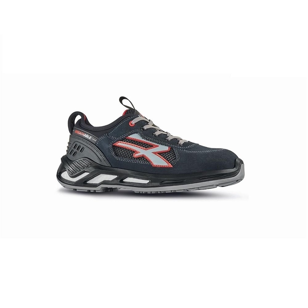 CHAUSSURES BASSES GANG s ES S1PS FO SR NOIR-ROUGE - U POWER - RS20076