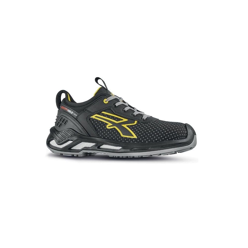 CHAUSSURES BASSES SVEN s ESD S3S CI FO SR NOIR-JAUNE - U POWER - RS20144