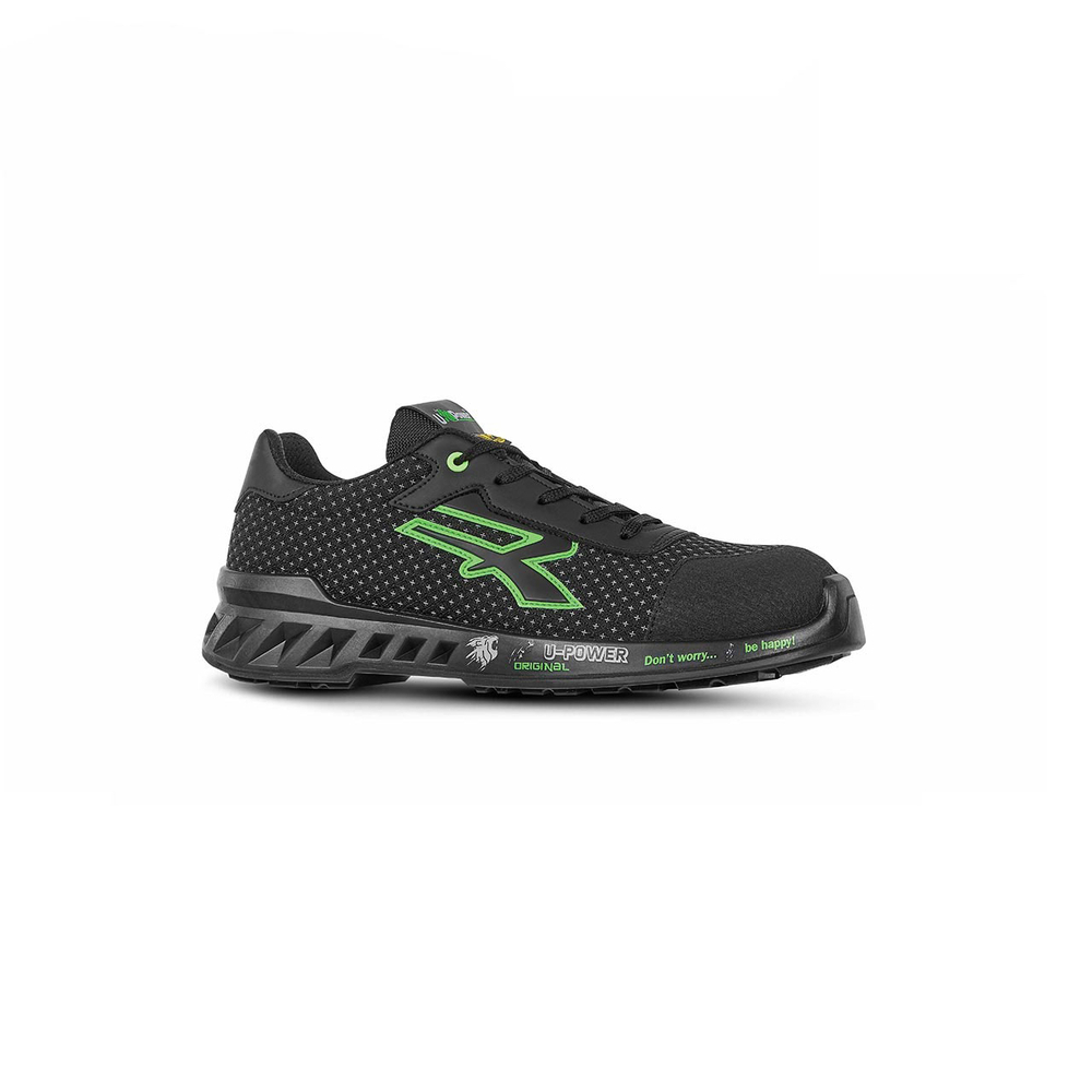 CHAUSSURES BASSES STEVE s ESD S3S CI FO SR NOIR-VERT - U POWER - RV20054
