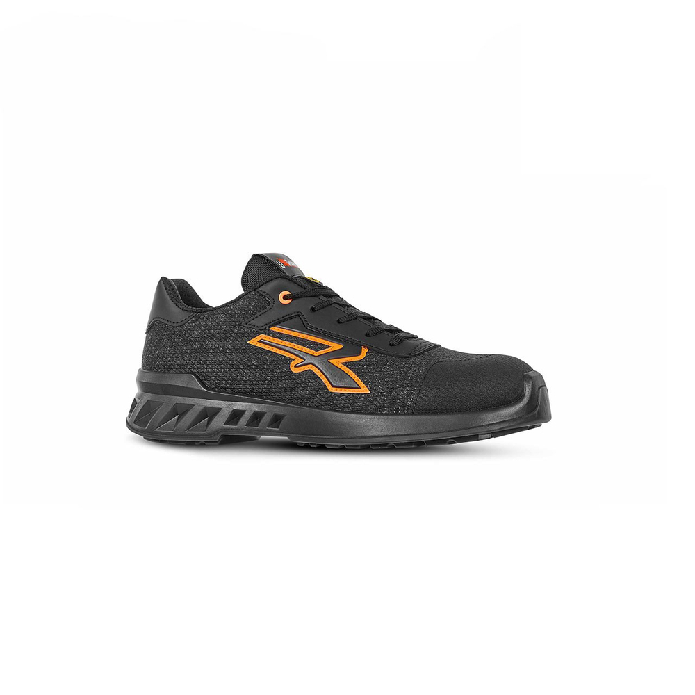CHAUSSURES BASSES BRADLEY s ESD S1PS FO SR NOIR-ORANGE - U POWER - RV20144
