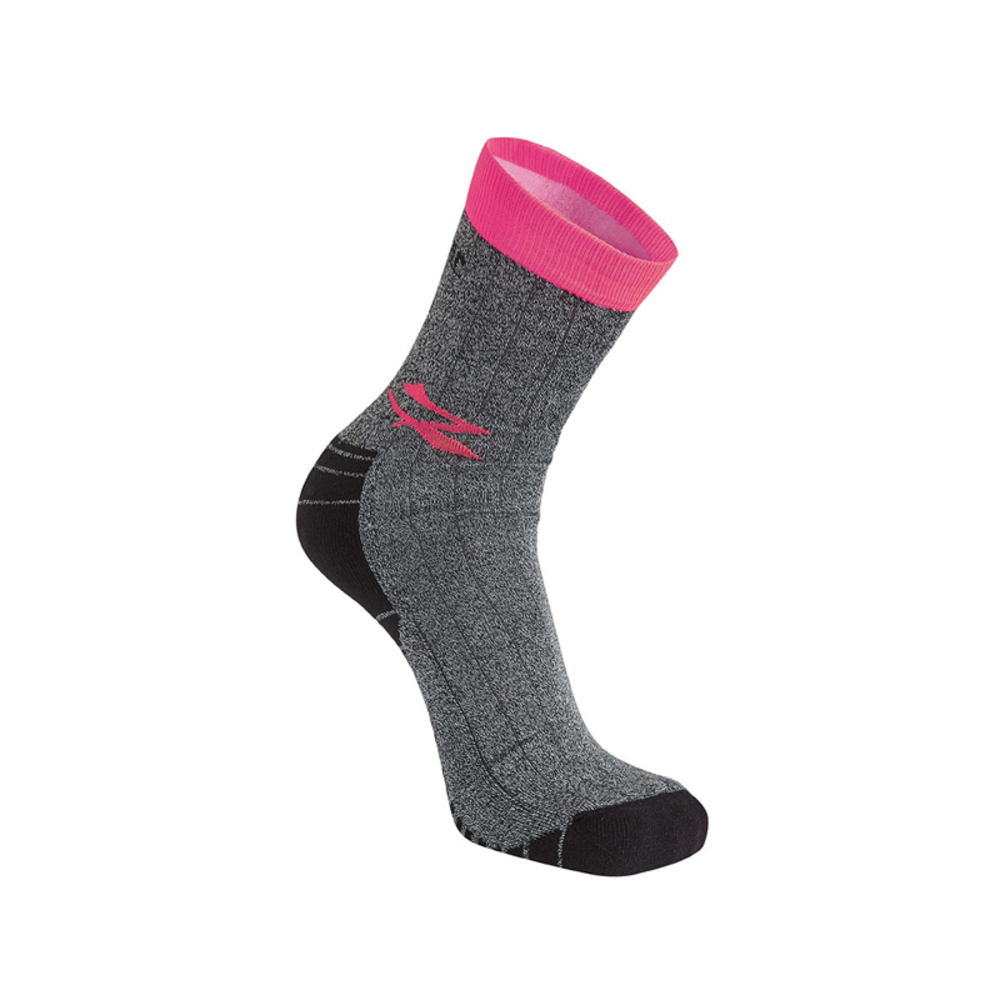 CHAUSSETTES GIADY GRIS ROSE - LOT DE 2 - U POWER - SK218GF