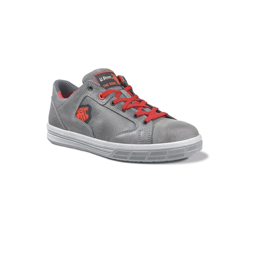 CHAUSSURES BASSES FOREST s S3S FO SR GRIS ROUGE - U POWER - SN20044