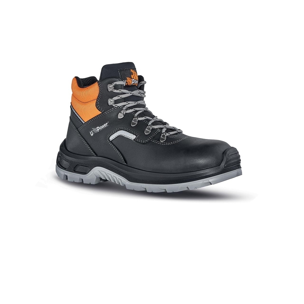 CHAUSSURES HAUTES ASCEND s S3S FO SR NOIR/ORANGE - U POWER - UA10164