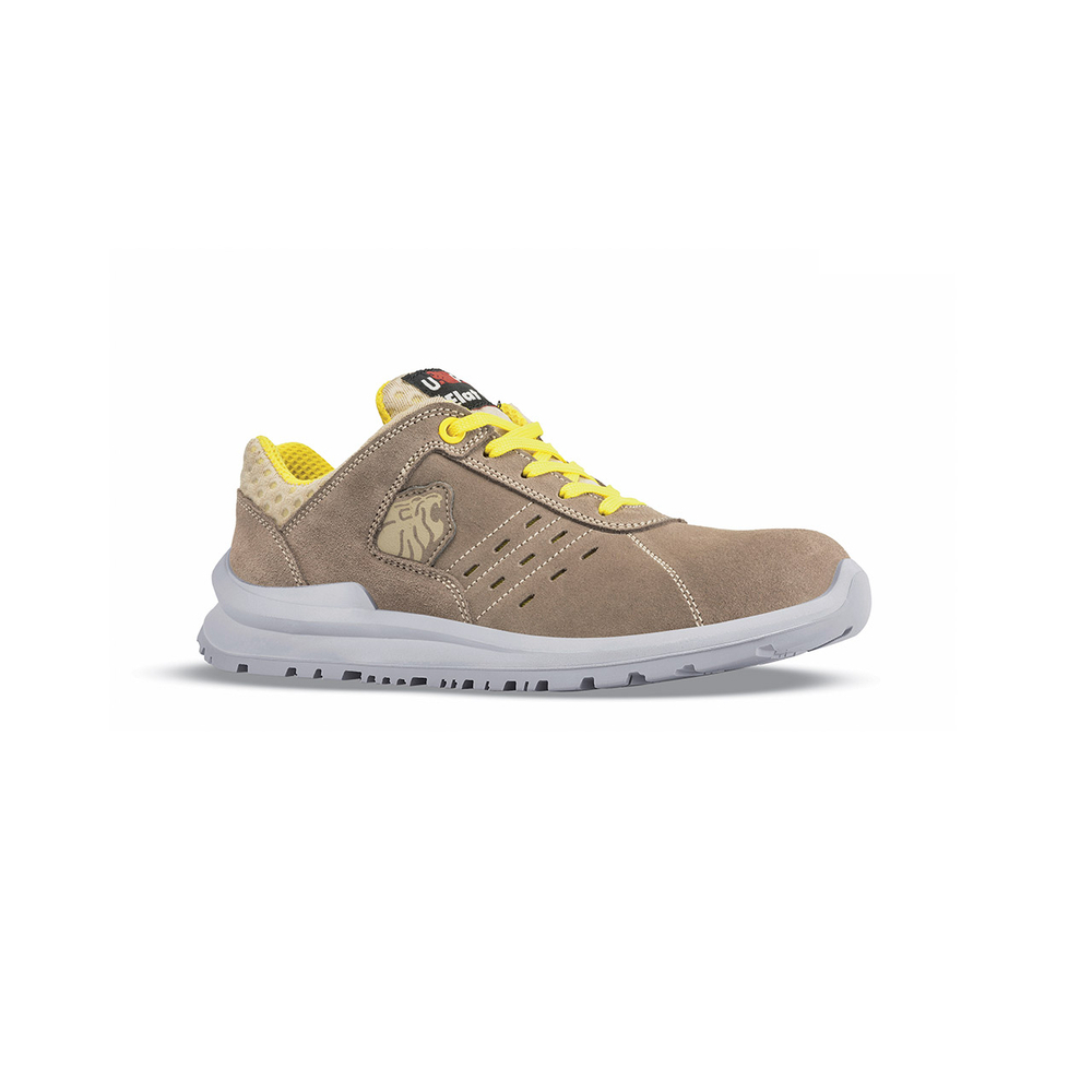 CHAUSSURES BASSES TOMMY s S1PS FO SR BEIGE/JAUNE - U POWER - UF20016
