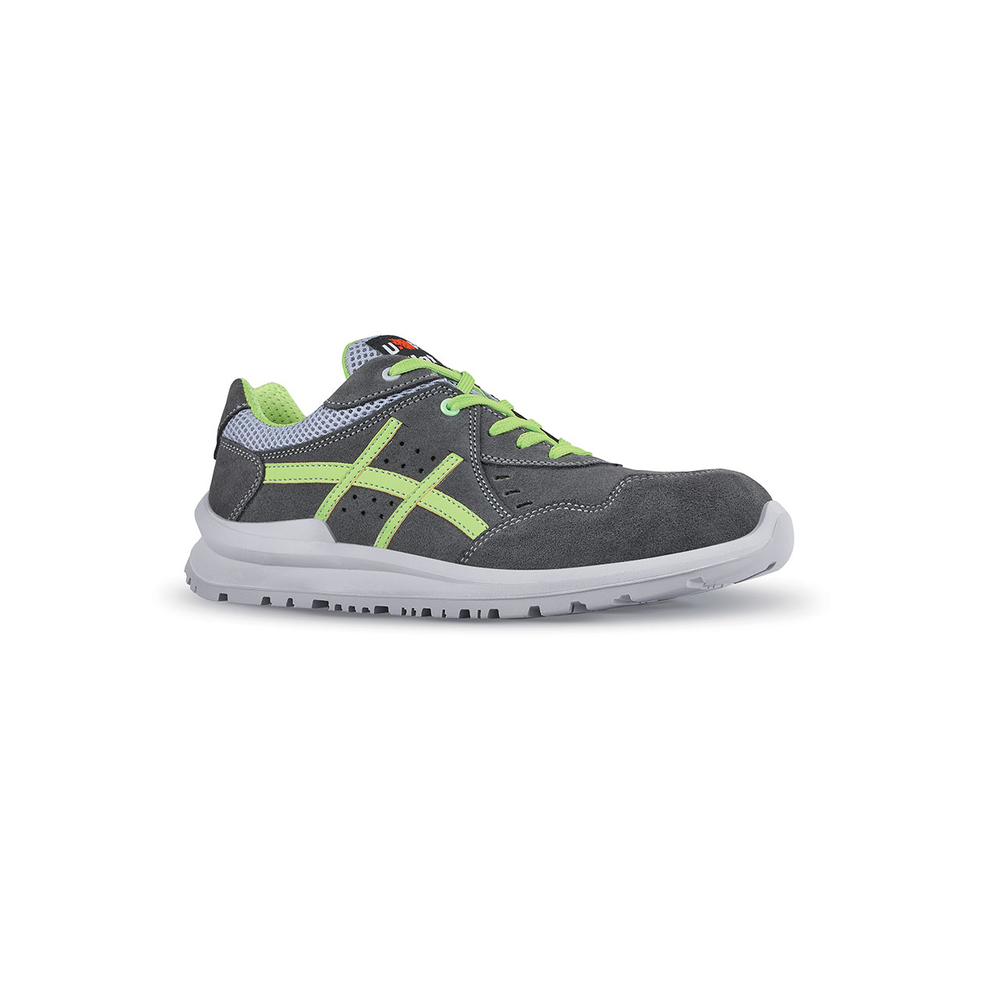 CHAUSSURES BASSES KIMI s S1PS FO SR GRIS/VERT - U POWER - UF20126