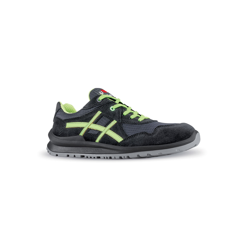 CHAUSSURES BASSES AYRTON s S1PS FO SR NOIR/VERT - U POWER - UF20166