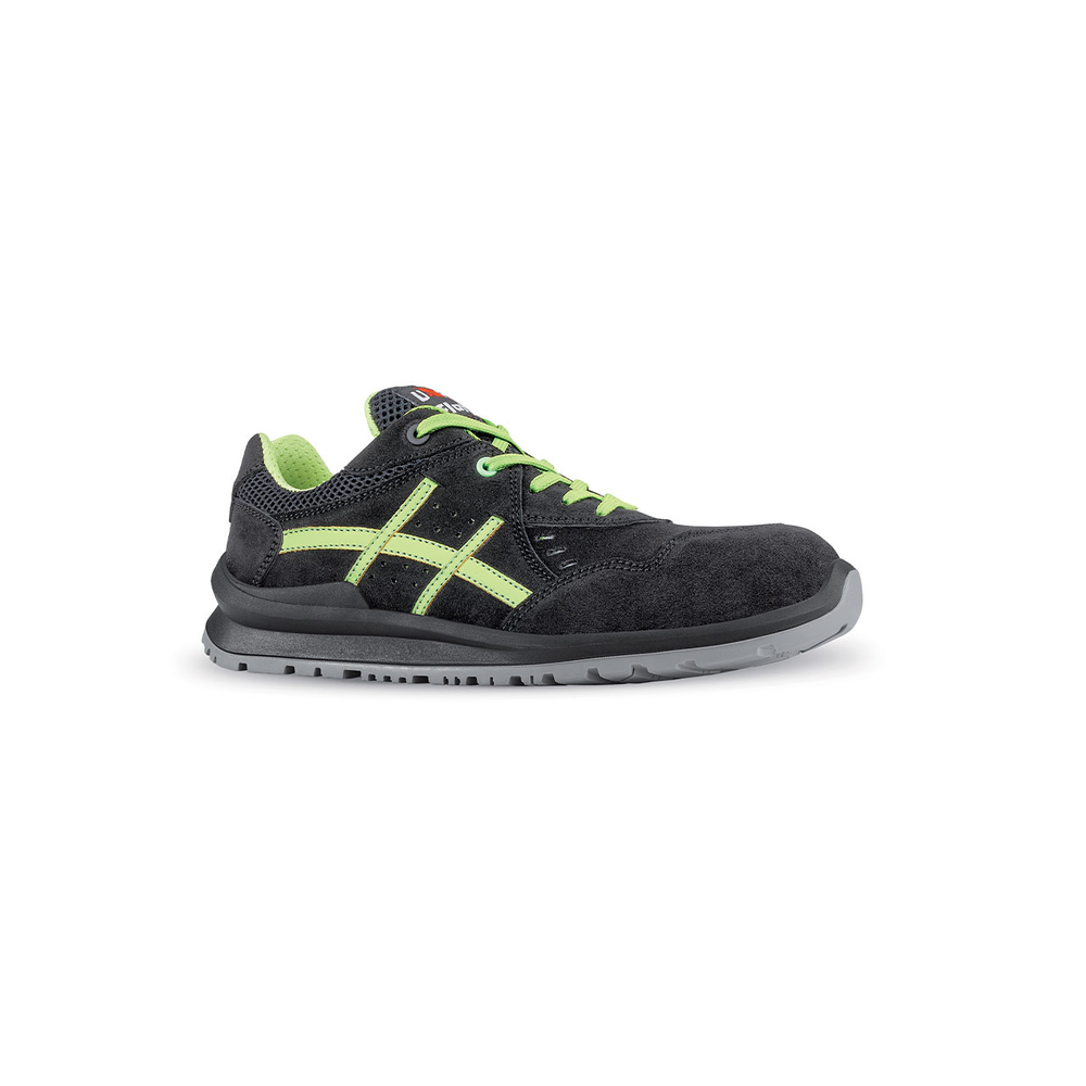 CHAUSSURES BASSES LEWIS s S1PS FO SR NOIR/VERT - U POWER - UF20176