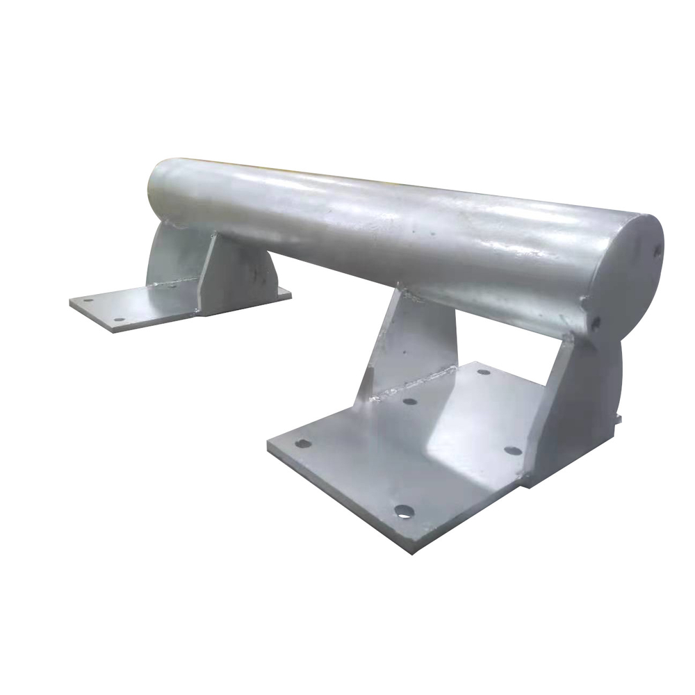 Butée de parking pour camion D.114mm Acier galva avec fixations VISO - BUT800GALFIX