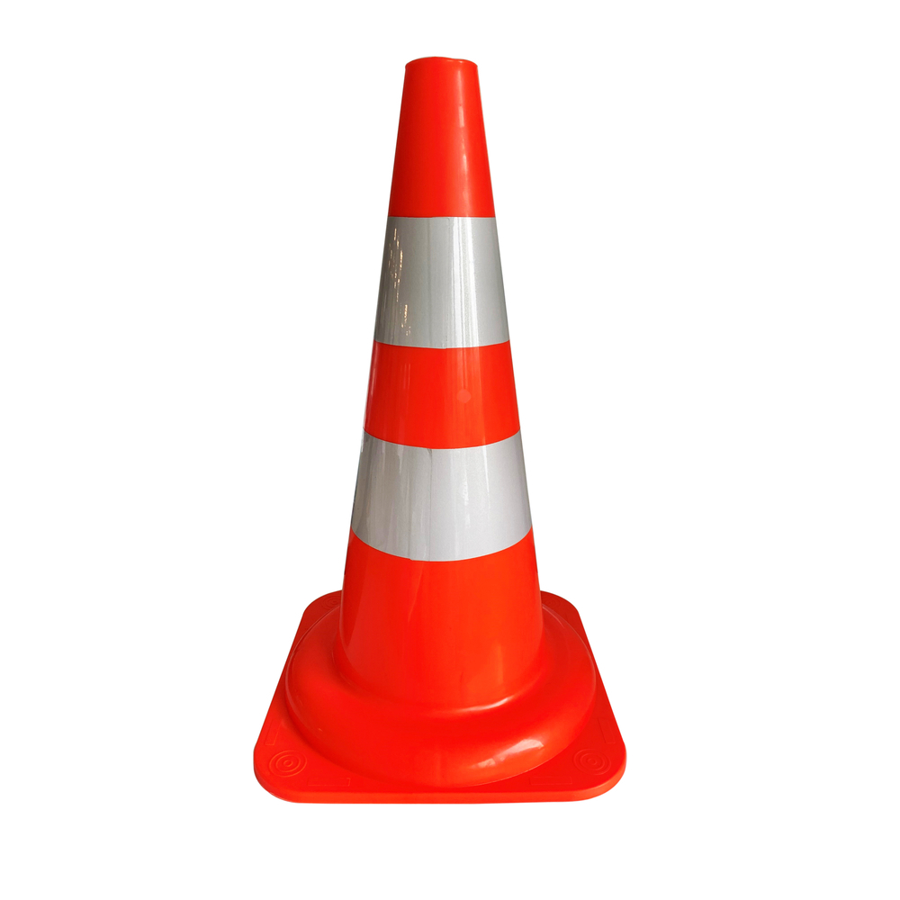 CONE 50CM POLYPRO REFLECHISSANT CLASSE 1 VISO - CSC501