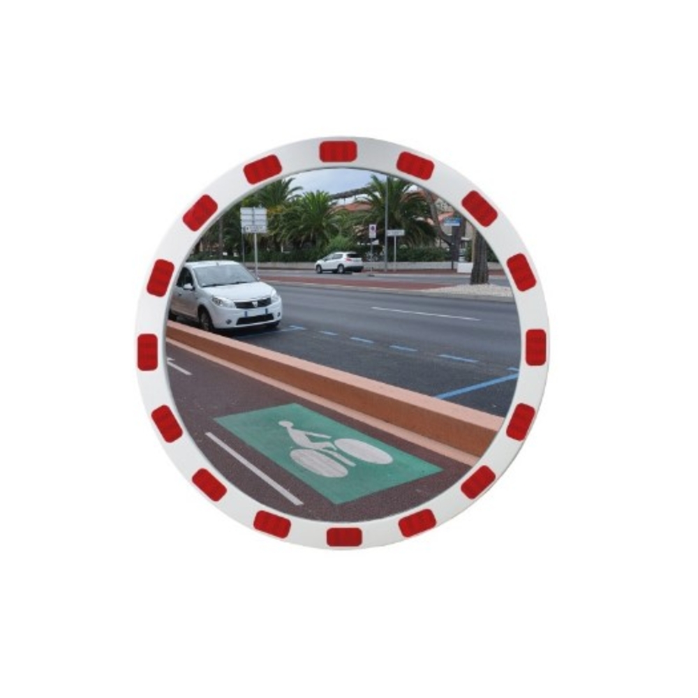 Miroir polycarbonate int / ext + fixations  VISO - MD45RB