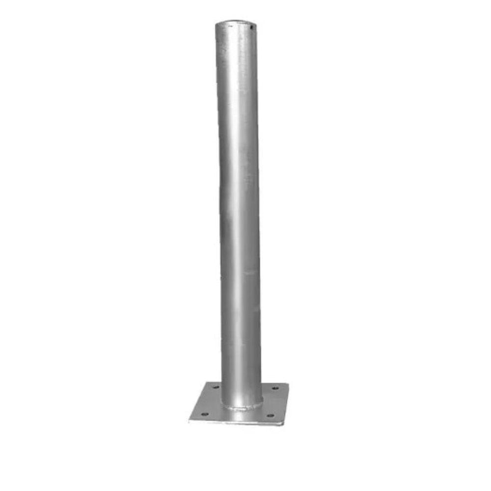 Poteau de protection avec platine galvanisé VISO - POT800GAL
