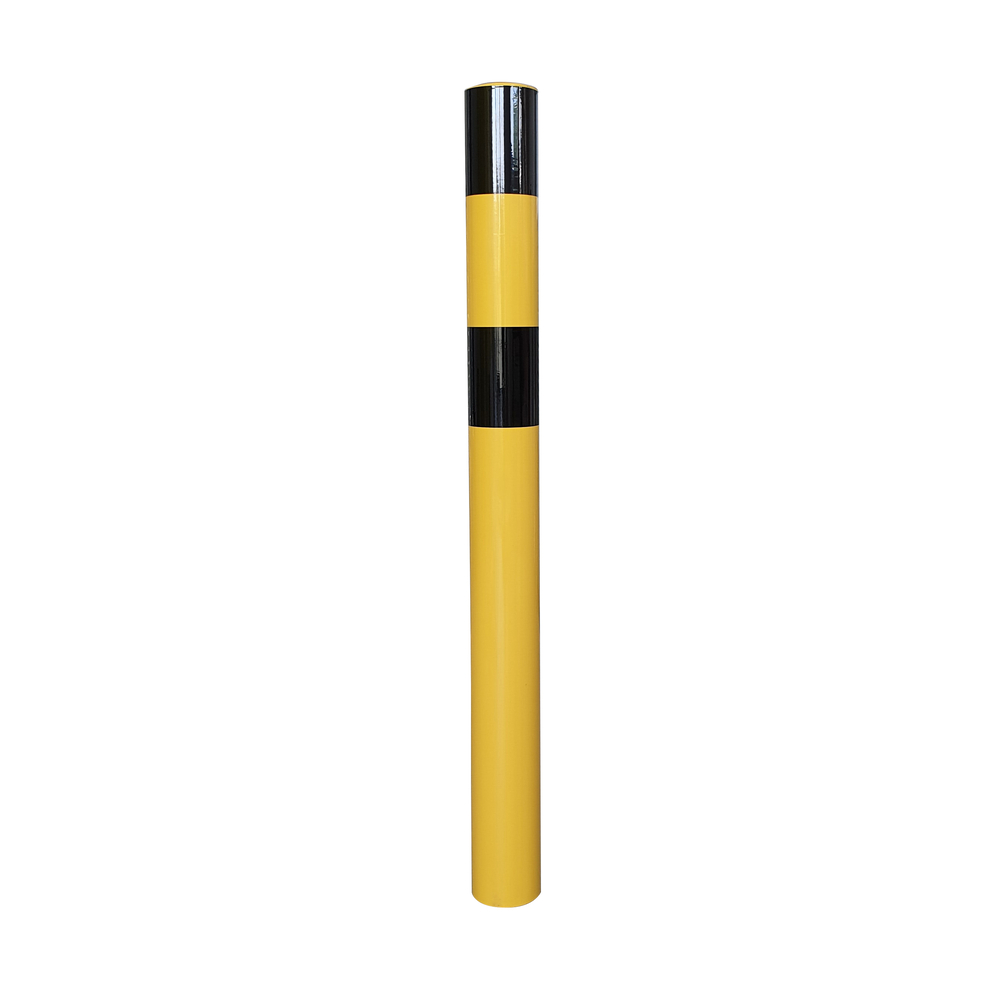 Poteau de protection à sceller noir/jaune VISO - POTS800NJ