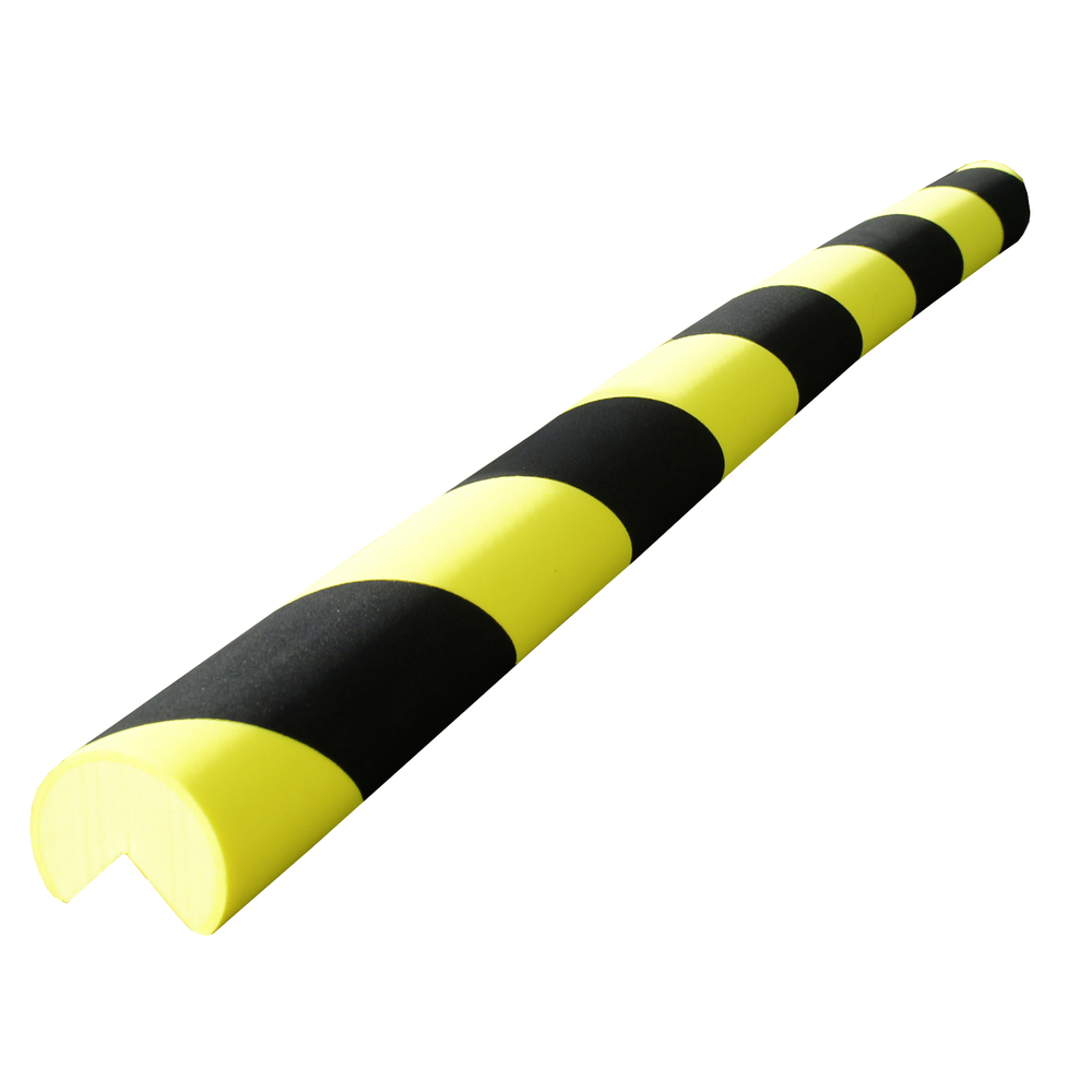 Protection d'angle ouverture 25mm mousse noir/jaune  VISO - PU4025NJ