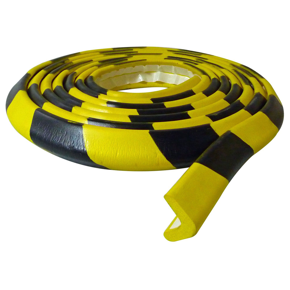 Protection d'angle mousse noir/jaune VISO - PUS300NJ