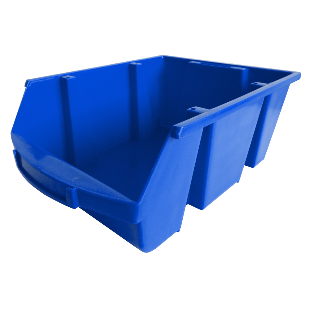 Bac à bec polypro emboitables à vide 28L bleu VISO - SPACY5B