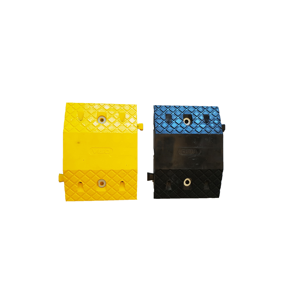 Ralentisseur 70 mm lot de 1 noir et 1 jaune VISO - SPEED70