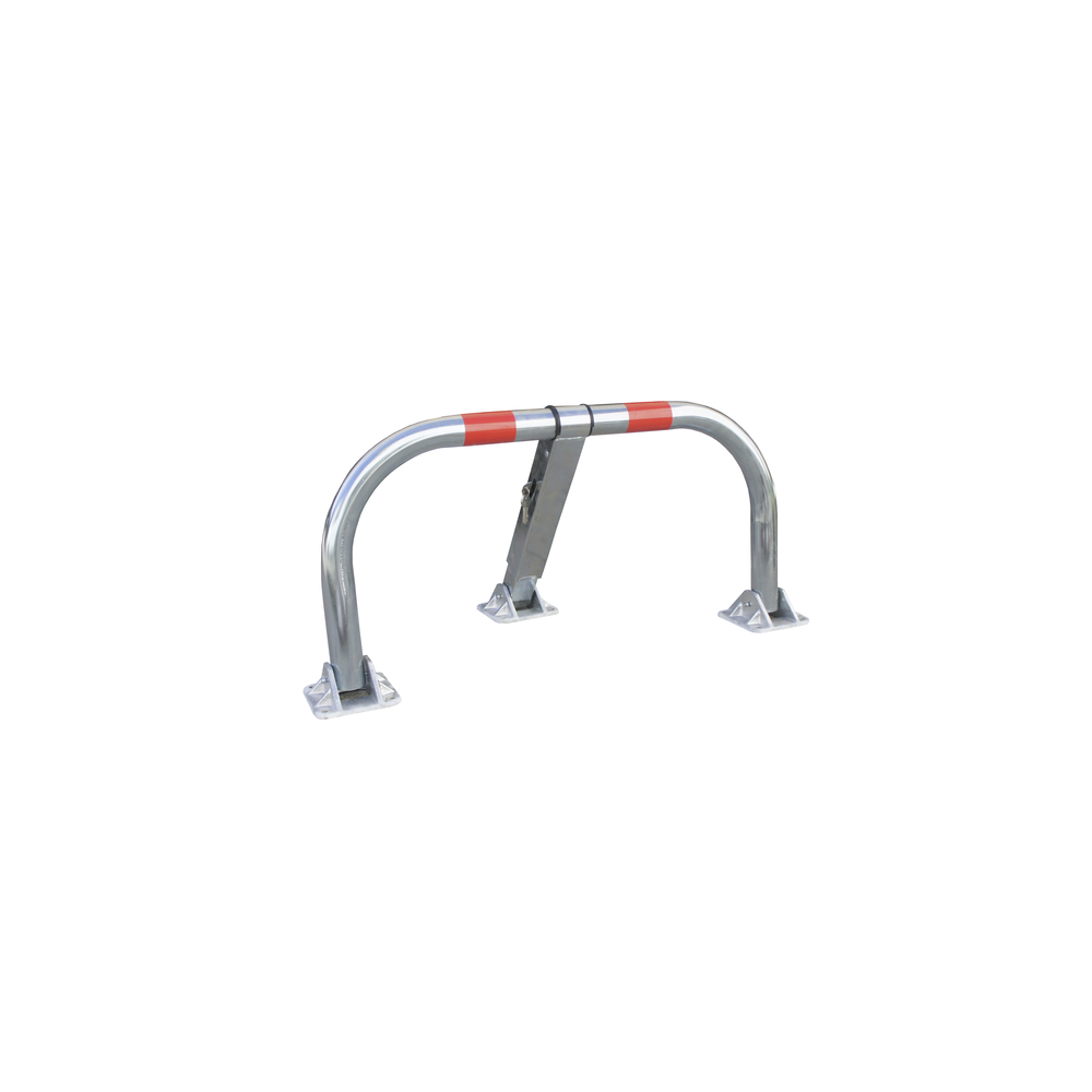 Barrière de parking tube acier avec cylindre ouverture unique  VISO - STOPBLOCK