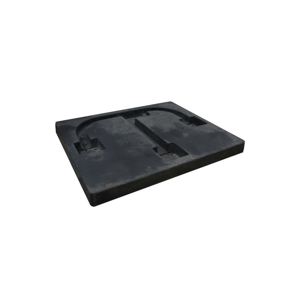 Base caoutchouc à sceller pour barrières de parking STOPBLOCK VISO - STOPFRAME