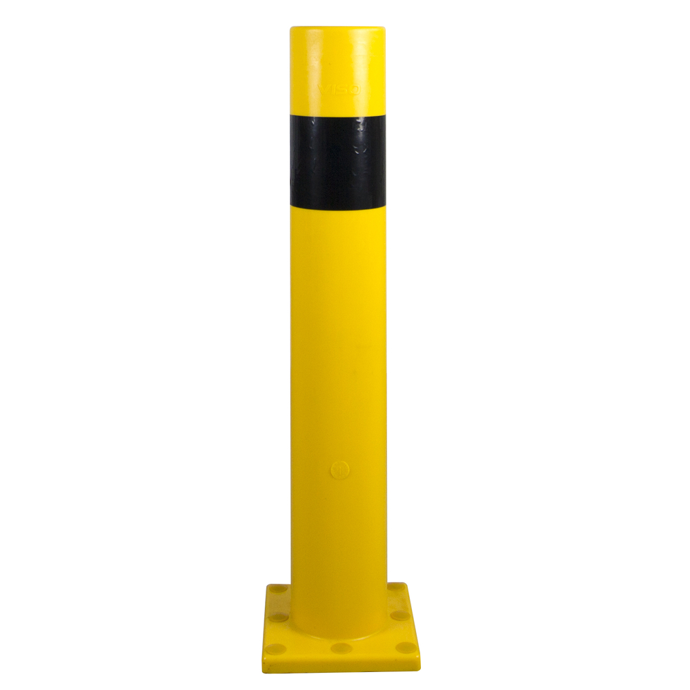 Poteau à mémoire de forme à fixer noir/jaune VISO - TPX160NJ